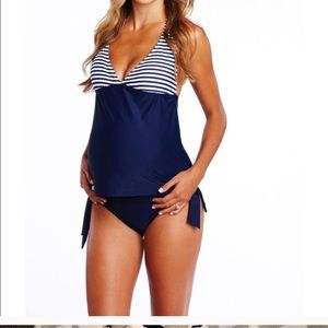 Maternity two piece tankini